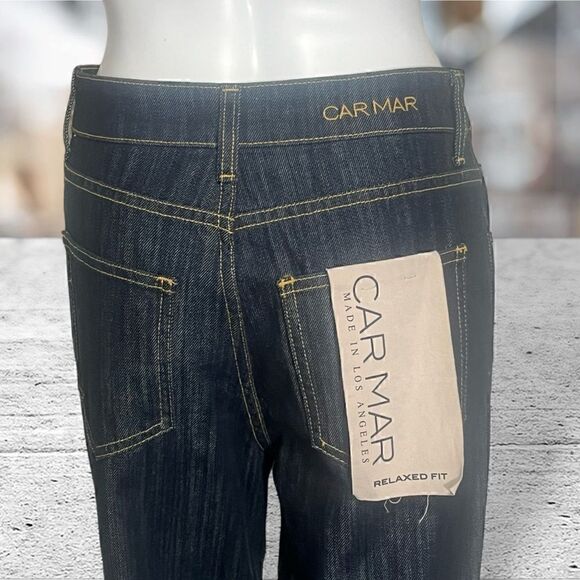 Car Mar Woman’s Dark Wash Jeans Size 4 - Picture 4 of 7